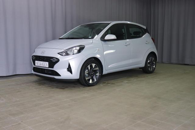 Hyundai i10 Comfort 1.2 5MT 62kW MEGA PREIS ! 5 Jahre Herstellergarantie (84 PS) Radio mit DAB, Apple CarPlay & Android Auto, Rückfahrkamera, 15" Leichtmetallfelgen, Tempolimitassistent, Spursicherheit, Sicherheit vorne, Fernlichtassistent, uvm. 