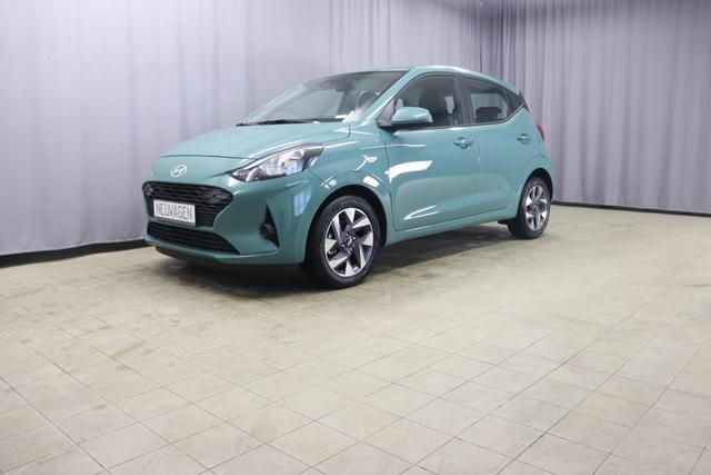 Hyundai i10 Comfort 1.2 5MT 62kW MEGA PREIS ! 5 Jahre Herstellergarantie (84 PS) Radio mit DAB, Apple CarPlay & Android Auto, Rückfahrkamera, 15" Leichtmetallfelgen, Tempolimitassistent, Spursicherheit, Sicherheit vorne, Fernlichtassistent, uvm. 