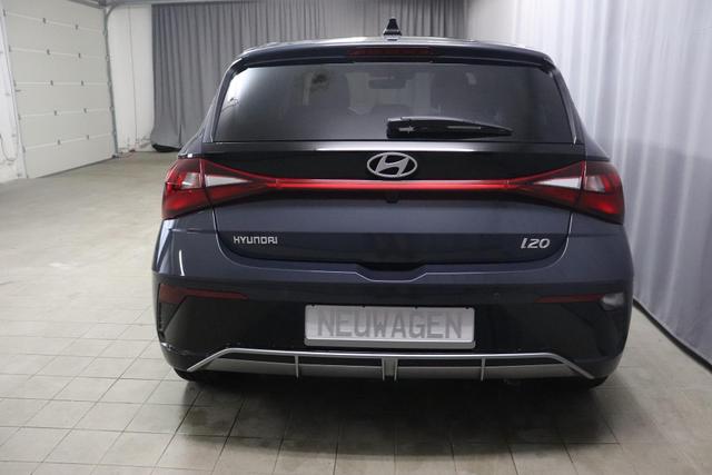 Hyundai i20 Family 1.2i 58 kW (79 PS) MEGA PREIS ! 5 Jahre Garantie Navigationssystem, Klimaautomatik, Sitzheizung, Lenkradheizung, Radio mit DAB, Apple CarPlay & Android Auto, Rückfahrkamera, Einparkhilfe hinten, Lichtsensor, Spurassistent, Fernlichtassistent, Verk 