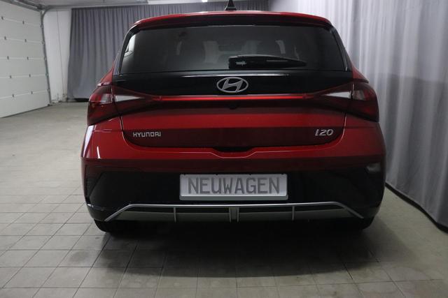 Hyundai i20 Family 1.2i 58 kW (79 PS) MEGA PREIS ! 5 Jahre Garantie Navigationssystem, Klimaautomatik, Sitzheizung, Lenkradheizung, Radio mit DAB, Apple CarPlay & Android Auto, Rückfahrkamera, Einparkhilfe hinten, Lichtsensor, Spurassistent, Fernlichtassistent, Verk 