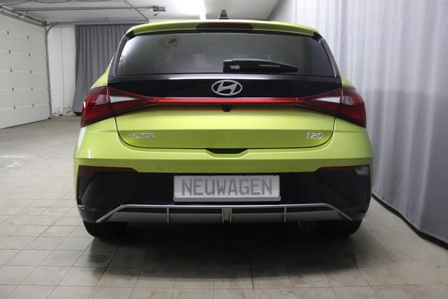 Hyundai i20 Family 1.0 T-GDI 73 kW MEGA PREIS ! 5 Jahre Garantie (100 PS) Navigationssystem, Klimaautomatik, Sitzheizung, Lenkradheizung, Radio mit DAB, Apple CarPlay & Android Auto, Rückfahrkamera, Einparkhilfe hinten, Lichtsensor, Spurassistent, Fernlichtassistent 