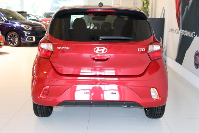 Hyundai i10 i Line Plus 1.2 61 kW MEGA PREIS ! 5 Jahre Garantie (84 PS) Klimaanlage, Radio/DAB, Bluetooth, Apple CarPlay & Android Auto, Einparkhilfe hinten, Lichtsensor, Fahrersitz höhenverstellbar, 15" Leichtmetall-Felgen, uvm. 