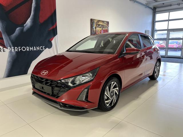 Hyundai i20 - Family 1.0 T-GDI 73 kW (100 PS) Navigationssystem, Klimaautomatik, Sitzheizung, Lenkradheizung, Radio mit DAB, Apple CarPlay & Android Auto, Rückfahrkamera, Einparkhilfe hinten, Lichtsensor, Spurassistent, Fernlichtassistent, Verkehrszeichenassistent uvm.