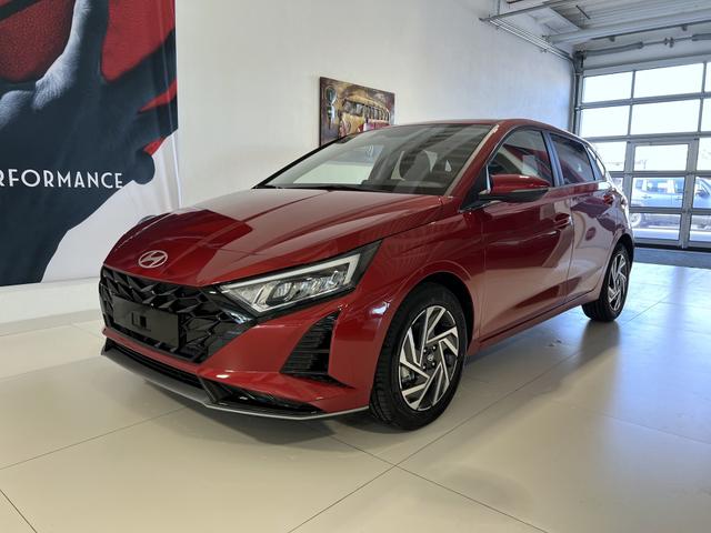 Hyundai i20 - GO+ 1.0 T-GDI 74 kW (101 PS) Navigationssystem, Klimaautomatik, Rückfahrkamera, DAB, Apple CarPlay, Android Auto, Sitzheizung, Lenkradheizung, Spurassistent, Tempolimit-Assistent, 16"-Leichtmetallfelgen, Virtual Cockpit, uvm.