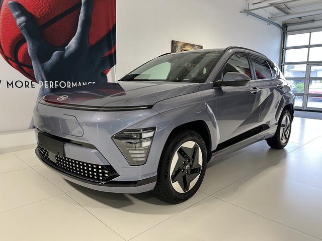 Hyundai KONA - GO 65,4 kWh 160 kW (218 PS) Sitzheizung, Lenkradheizung, Navigationssystem, Apple CarPlay, Android Auto, 2-Zonen-Klimaautomatik, Verkehrszeichenerkennung, ACC, Virtual Cockpit, LED-Scheinwerfer, 17" Leichtmetallfelgen, uvm.