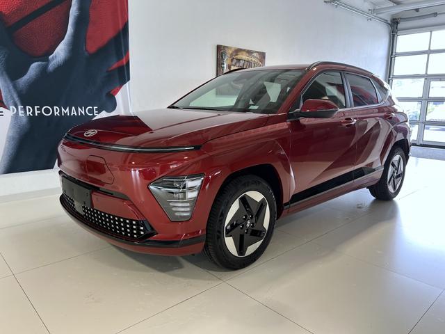 Hyundai KONA - GO 65,4 kWh 160 kW (218 PS) Sitzheizung, Lenkradheizung, Navigationssystem, Apple CarPlay, Android Auto, 2-Zonen-Klimaautomatik, Verkehrszeichenerkennung, ACC, Virtual Cockpit, LED-Scheinwerfer, 17" Leichtmetallfelgen, uvm.