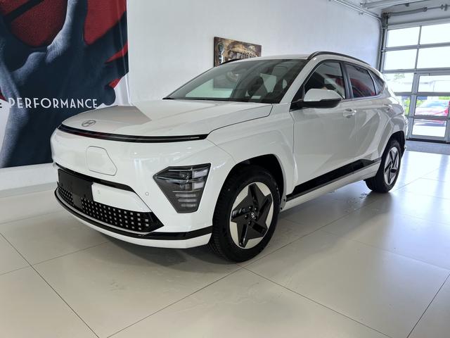 Hyundai KONA - GO 65,4 kWh 160 kW (218 PS) Sitzheizung, Lenkradheizung, Navigationssystem, Apple CarPlay, Android Auto, 2-Zonen-Klimaautomatik, Verkehrszeichenerkennung, ACC, Virtual Cockpit, LED-Scheinwerfer, 17" Leichtmetallfelgen, uvm.