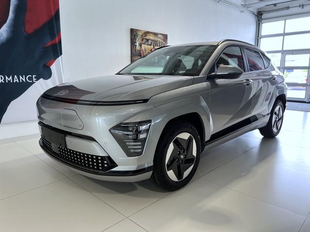 Hyundai KONA - GO 65,4 kWh 160 kW (218 PS) Sitzheizung, Lenkradheizung, Navigationssystem, Apple CarPlay, Android Auto, 2-Zonen-Klimaautomatik, Verkehrszeichenerkennung, ACC, Virtual Cockpit, LED-Scheinwerfer, 17" Leichtmetallfelgen, uvm.