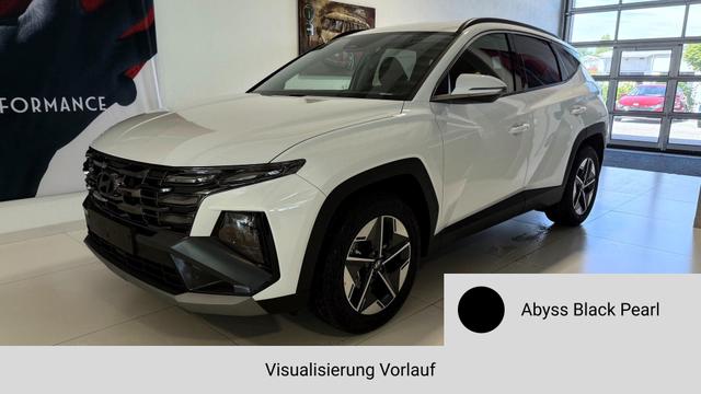 Hyundai TUCSON - GO 1.6 T-GDI 48V 2WD DCT 117 kW (160 PS) Lenkradheizung, Sitzheizung, 2-Zonen-Klimaautomatik, Navigationssystem, Android Auto, Apple CarPlay, Induktive Ladestation, Radio, DAB, Smart-Key, Privacy Glass, Rückfahrkamera, 18 Zoll Leichtmetallfelgen, uvm.