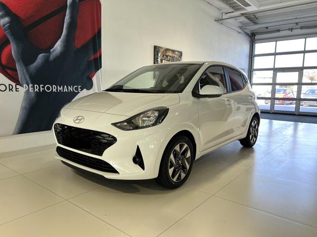 Hyundai i10 - GO! PLUS 1.2 AMT 58 kW (79 PS) 5 Jahre Garantie, Klimaautomatik, Navigationssystem, Apple CarPlay & Android Auto, Sitzheizung, Lenkradheizung, Einparkhilfe hinten, Rückfahrkamera, Privacy Glass, 15