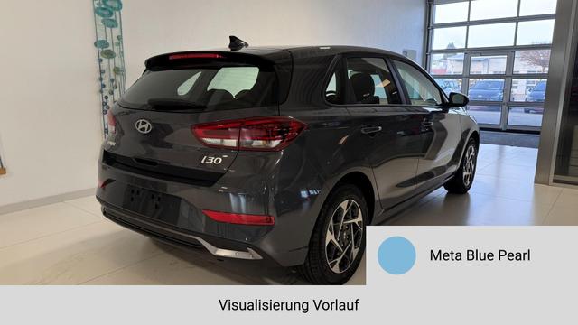 i30 Meta Blue Vorlauf, Beispielbilder, ggf. teilweise mit Sonderausstattung