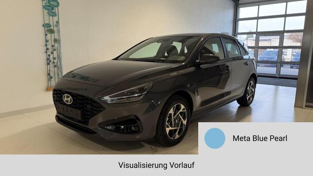 Hyundai i30 - GO 1.5 DPI 71 kW (97 PS) Radio, DAB, Android Auto, Apple CarPlay, Navigationssystem, Bluetooth, Klimaanlage, Lenkradheizung, Sitzheizung, R&uuml;ckfahrkamera, Einparkhilfe vorne und hinten, 16 Zoll Leichtmetallfelgen, uvm.