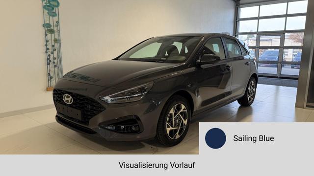 Hyundai i30 - GO 1.5 DPI 71 kW (97 PS) Radio, DAB, Android Auto, Apple CarPlay, Navigationssystem, Bluetooth, Klimaanlage, Lenkradheizung, Sitzheizung, R&uuml;ckfahrkamera, Einparkhilfe vorne und hinten, 16 Zoll Leichtmetallfelgen, uvm.