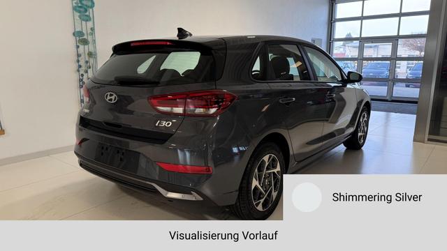 i30 Shimmering Silver Vorlauf, Beispielbilder, ggf. teilweise mit Sonderausstattung