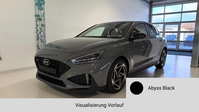 Hyundai i30 - N Line 1.5 T-GDI DCT 48V 103 kW (140 PS) Adaptiver Tempomat, Sitz-Paket, Lenkradheizung, Sitzheizung, 2-Zonen-Klimaautomatik, DAB, Apple CarPlay, Android Auto, Navigationssystem, Regensensor, 18 Zoll Leichtmetallfelgen, uvm.