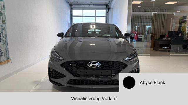 i30 Abyss Black Vorlauf, Beispielbilder, ggf. teilweise mit Sonderausstattung