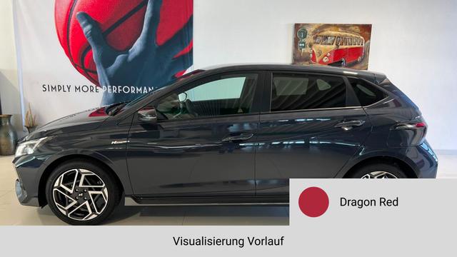 i20 Dragon Red Vorlauf, Beispielbilder, ggf. teilweise mit Sonderausstattung