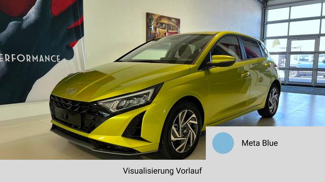 Hyundai i20 - GO+ 1.0 T-GDI DCT 73 kW (100 PS) Lenkradheizung, Sitzheizung, Klimaautomatik, DAB, Android Auto, Apple CarPlay, Navigationssystem, Digitales Cockpit, Einparkhilfe hinten, R&uuml;ckfahrkamera, LED-Scheinwerfer, 16 Zoll Leichtmetallfelgen, uvm.