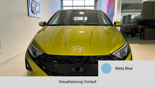 i20 Meta Blue Vorlauf, Beispielbilder, ggf. teilweise mit Sonderausstattung