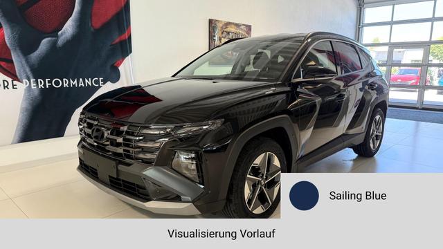 Hyundai TUCSON - GO! PLUS 1.6 T-GDI 48V 2WD 117 kW (160 PS) 5 Jahre Garantie, 2-Zonen-Klimaautomatik, Android Auto, Apple CarPlay, Voll-LED Scheinwerfer, Keyless Go, Navigationssystem, Virtual Cockpit, 18 Zoll Leichtmetallfelgen, uvm.