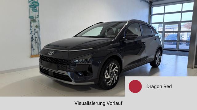 Hyundai BAYON - GO! Plus 1.0 T-GDI DCT 74 kW (101 PS) 5 Jahre Garantie, Toter-Winkel-Assistent, Induktive Ladestation, Comfort-Paket, Lenkradheizung, Sitzheizung, DAB, Android Auto, Apple CarPlay, Navigationssystem, LED-Scheinwerfer, Einparkhilfe, Rückfahrkamera, uvm.