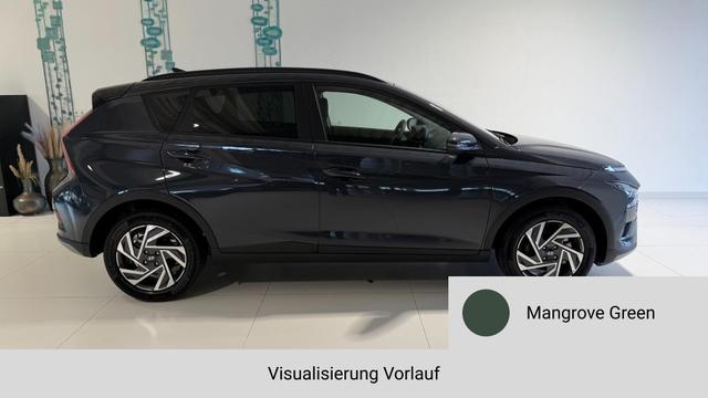 Hyundai BAYON - GO! Plus 1.0 T-GDI DCT 74 kW (101 PS) 5 Jahre Garantie, Toter-Winkel-Assistent, Induktive Ladestation, Comfort-Paket, Lenkradheizung, Sitzheizung, DAB, Android Auto, Apple CarPlay, Navigationssystem, LED-Scheinwerfer, Einparkhilfe, Rückfahrkamera, uvm.