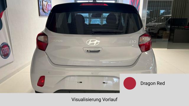 i10 Go Plus Dragon Red Vorlauf, Beispielbilder, ggf. teilweise mit Sonderausstattung