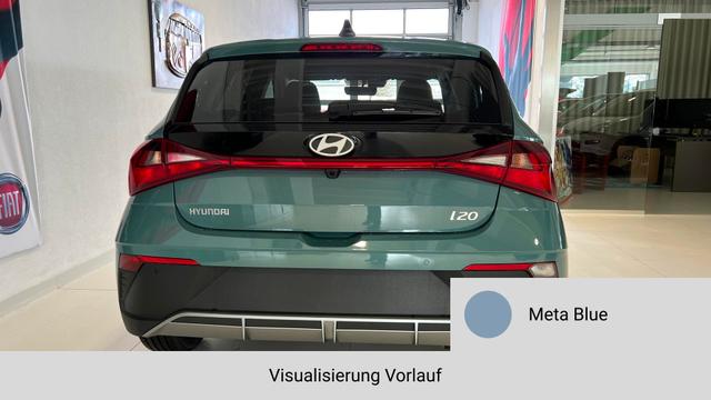i20 GO Meta Blue Vorlauf, Beispielbilder, ggf. teilweise mit Sonderausstattung