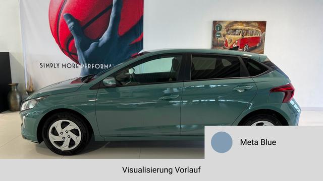 i20 GO Meta Blue Vorlauf, Beispielbilder, ggf. teilweise mit Sonderausstattung