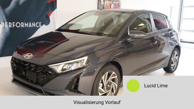 Hyundai i20 - GO+ 1.2 MPI 58 kW (79 PS) Navigationssystem, Klimaautomatik, R&uuml;ckfahrkamera, DAB, Apple CarPlay, Android Auto, Sitzheizung, Lenkradheizung, Spurassistent, Tempolimit-Assistent, 16"-Leichtmetallfelgen, Virtual Cockpit, uvm.
