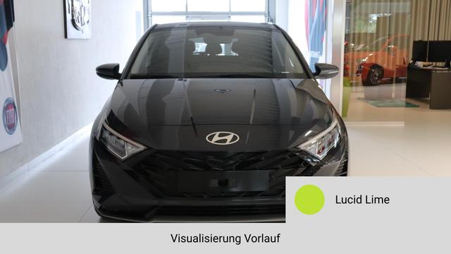 i20 GO Plus Lucid Lime Vorlauf, Beispielbilder, ggf. teilweise mit Sonderausstattung