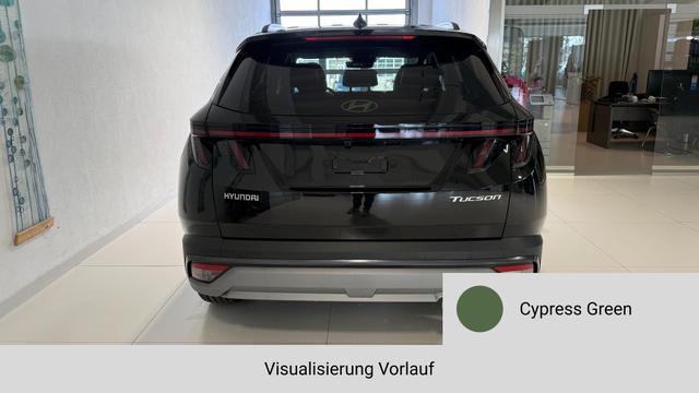 Tucson GO Plus Cypress Green Vorlauf, Beispielbilder