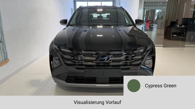 Tucson GO Plus Cypress Green Vorlauf, Beispielbilder, ggf. teilweise mit Sonderausstattung