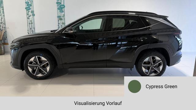 Tucson GO Plus Cypress Green Vorlauf, Beispielbilder, ggf. teilweise mit Sonderausstattung