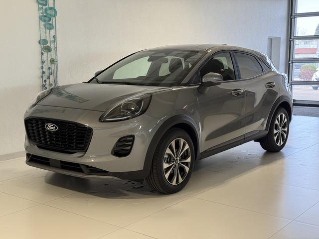 Ford Puma - Titanium 1.0 EcoBoost Hybrid 92 kW (125 PS) Lenkradheizung, Sitzheizung, DAB, Navigationssystem, Radio, Apple CarPlay, Android Auto, Einparkhilfe hinten, R&uuml;ckfahrkamera, Verkehrsschild-Erkennungssystem, 17"-LM-Felgen, uvm.