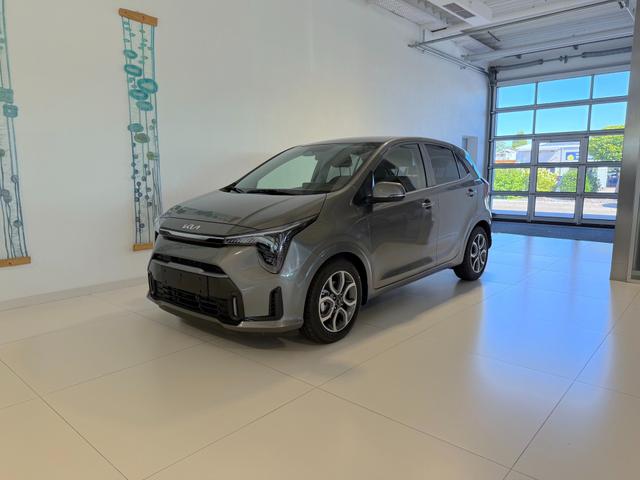 Kia Picanto - Gold 1,0 GDI AMT5 Automatik 50 kW (68 PS) Klimaanlage, Sitzheizung, Lenkradheizung, Navigationssystem, Radio, DAB, Android Auto, Apple CarPlay, Freisprecheinrichtung, Bluetooth, R&uuml;ckfahrkamera, 15 Zoll Leichtmetallfelgen, uvm.