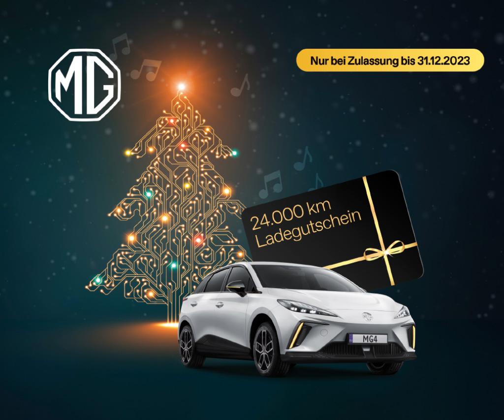 MG Motor schenkt 24.000 km Ladegutschein bei Kauf, Leasing oder Finanzierung eines MG4 Electric Luxury