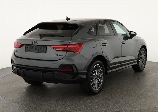 Audi Q3 Sportback 40 TDI quattro S line qu S-LINE, AHK, 19-Zoll, Optik schwarz, Navi, Kamera, el. Klappe, 4-J. Garantie 