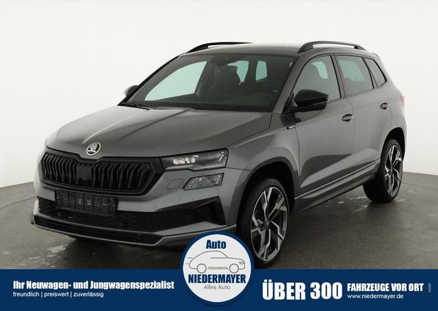 Skoda Karoq - Sportline 2.0 TDI DSG Sportline, AHK, Matrix, Teilleder, 5 J.-Garantie