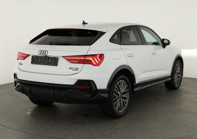 Audi Q3 Sportback 40 TDI quattro S line qu S-LINE, AHK, 19-Zoll, Optik schwarz, Navi, Kamera, el. Klappe 