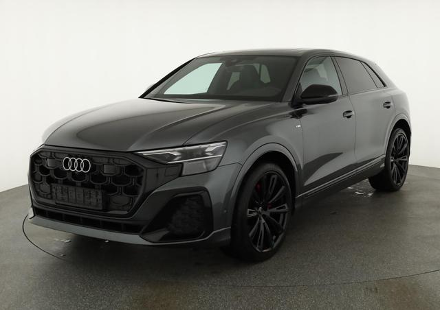Audi Q8 - 50 TDI quattro qu S-LINE, Luft, Pano, B&O, 23-Zoll, AHK, Leder, AreaView, Optik schwarz