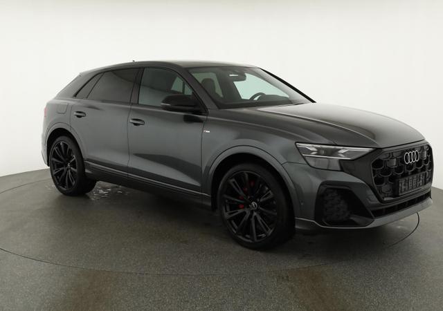 Audi Q8 50 TDI quattro qu S-LINE, Luft, Pano, B&O, 23-Zoll, AHK, Leder, AreaView, Optik schwarz 
