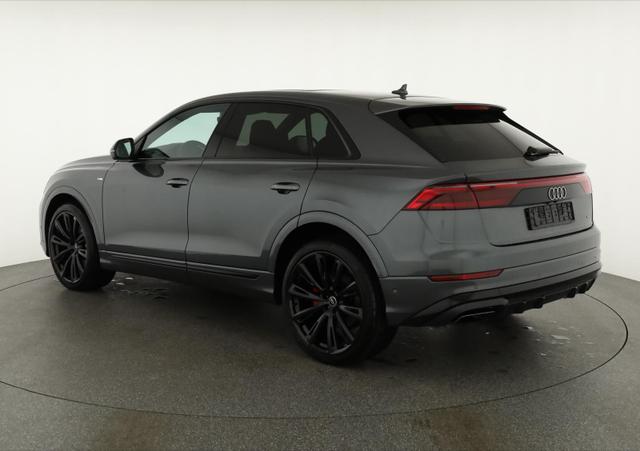 Audi Q8 50 TDI quattro qu S-LINE, Luft, Pano, B&O, 23-Zoll, AHK, Leder, AreaView, Optik schwarz 