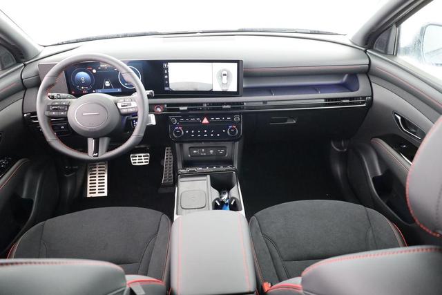 Hyundai TUCSON N Line 2WD 1.6 T-GDI DCT N-LINE, Navi, AreaView, Side, Winter, el. Klappe, 19-Zoll, Teilleder 