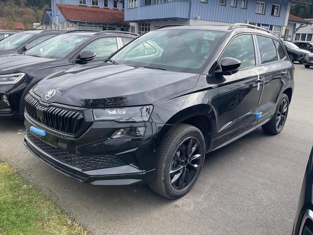 Skoda Karoq - Sportline 1.5 TSI DSG Sportline, Pano, AHK, Navi, CANTON, Matrix, AreaView, Side, FS-beheizbar