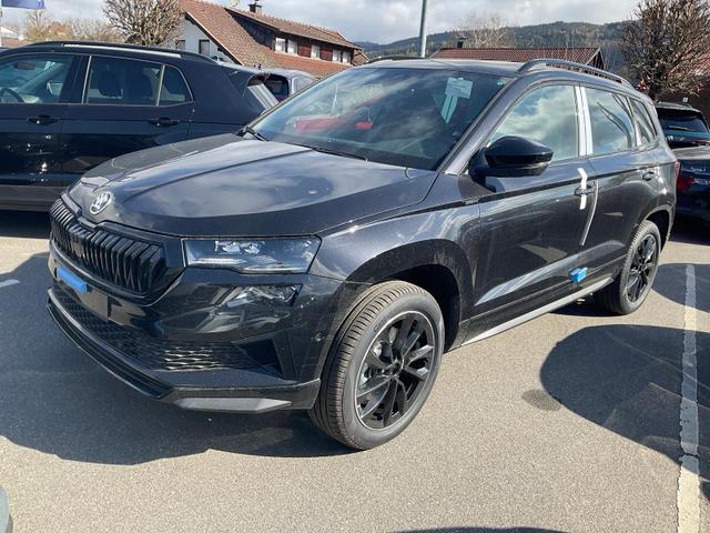 Skoda Karoq - Sportline 4x4 2.0 TDI DSG Sportline, Pano, AHK, Navi, Matrix, AreaView, Side, Kamera, el. Klappe, FS-beheizbar, Winter