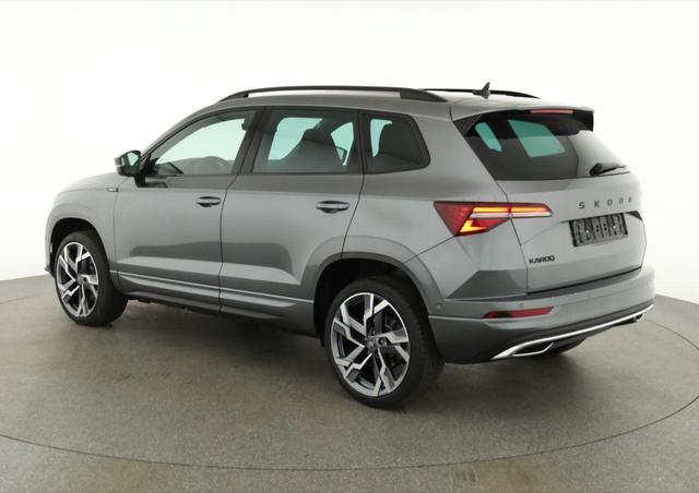 Skoda Karoq Sportline 1.5 TSI DSG Sportline, Pano, AHK, Navi, CANTON, Matrix, AreaView, Side, FS-beheizbar, 19-Zoll 