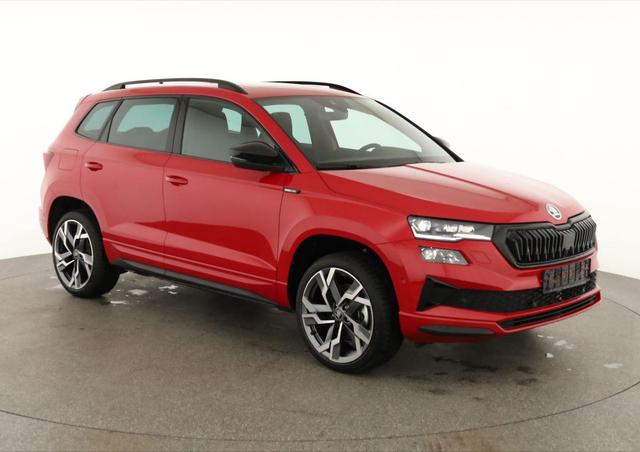 Skoda Karoq Sportline 1.5 TSI DSG Sportline, Pano, AHK, Navi, CANTON, Matrix, AreaView, Side, FS-beheizbar, 19-Zoll 