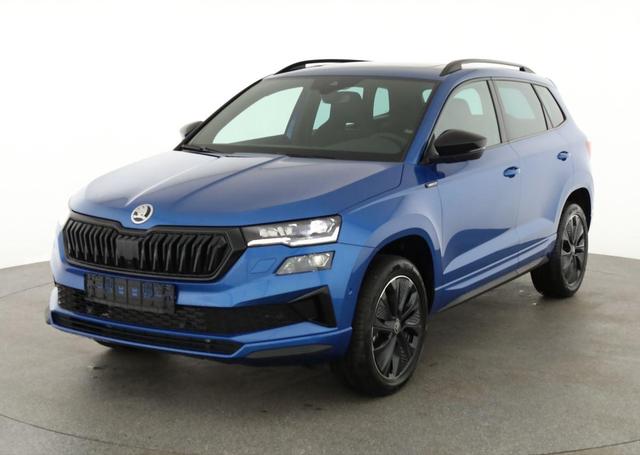 Skoda Karoq - Sportline 1.5 TSI DSG Sportline, Pano, AHK, Navi, CANTON, Matrix, AreaView, Side, FS-beheizbar