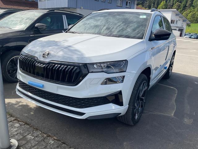 Skoda Karoq - Sportline 4x4 2.0 TSI DSG Sportline, Pano, AHK, Navi, Matrix, Side, Winter, 5 J.-Garantie